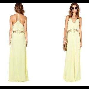 Jarlo Siobhan dress in Lemon